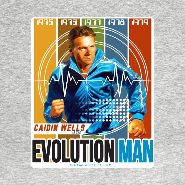 Evolution Man 1970s by Plasmafire Graphics